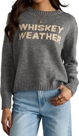 Panache Whiskey Weather Sweater In Gray