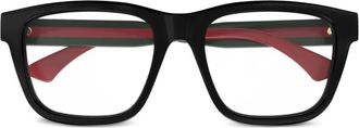 Gucci Bril met logo - Zwart