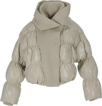 Diesel Jassen - Dames - Winterjassen - Beige - 2XS - Jassen