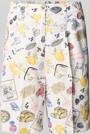 Tom Tailor Relaxed Fit Bermudas aus Leinen-Viskose-Mix in Weiss, Gr&ouml;&szlig;e 34
