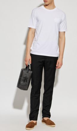 Etro T-shirt With Logo, Mens, White