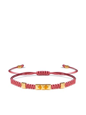 Valentino Garavani Rockstud drawstring bracelet - 697