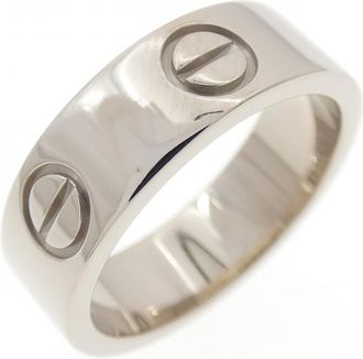 Cartier Love White Gold (18K) Band Ring (Pre-Owned)