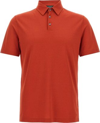 Zanone ice Cotton Polo Shirt