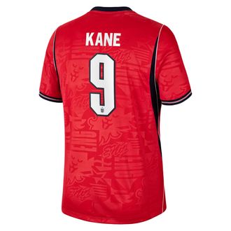 Nike Harry Kane England National Team 2026 Stadium Away Nike Mens Dri-FIT Soccer Jersey in Red | NN203947741-ENG