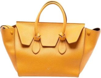 Celine Pre-owned Tote Bags, female, Yellow, Size: ONE SIZE Pre-owned Tie Knot Handbag
