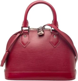 Louis Vuitton Pre-owned Epi Alma BB - Dames - Vintage Mini Tas - Rood - ONE Size - Leer - Vintage