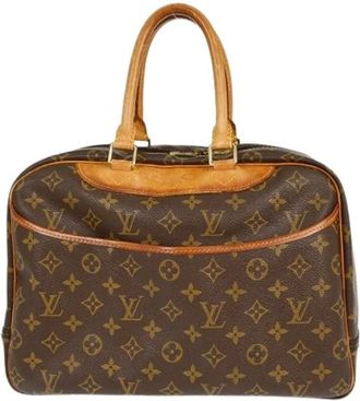 Louis Vuitton Pre-owned Handbags, female, Brown, Size: ONE SIZE Pre-owned Deauville Handbag