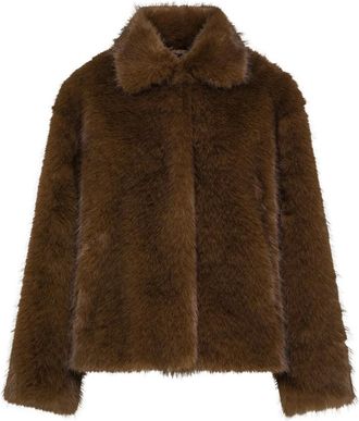 Seventy Cappotto corto in ecopelliccia - - Jackets - Donna - Marrone - S