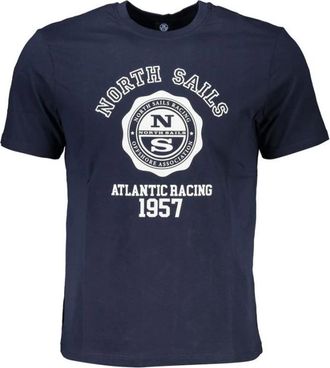 North Sails Atlantic Racing 1957 TShirt - Heren - T-shirts - Blauw - L - Katoen - Tops
