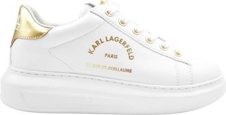 Karl Lagerfeld Kapri Maison Sneaker - Dames - Sneakers - Wit - 37 EU - Leer - Schoenen