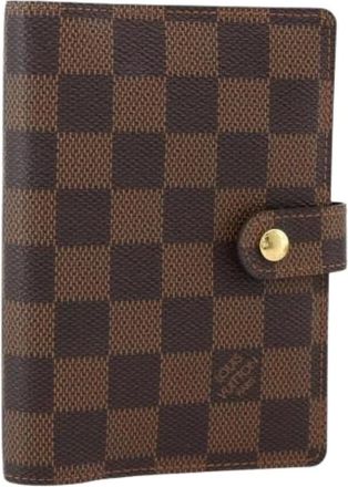 Louis Vuitton Pre-owned Wallets, female, Brown, Size: ONE SIZE Pre-owned Day Planner Cover