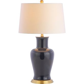 Jonathan Y Designs Julian 29 Traditional Classic Ceramic Urn LED Table Lamp in Navy at Nordstrom