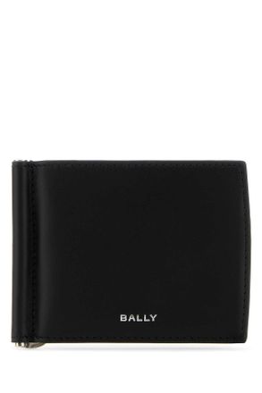 Bally Black Leather Card Holder