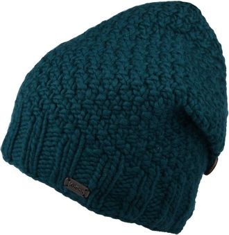 KuSan Button Down Beanie Hat - Teal One Size