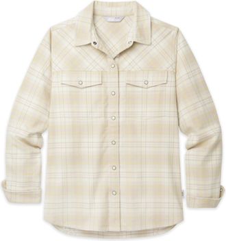 Stio Womens Slipstone Midweight Flannel Shirt