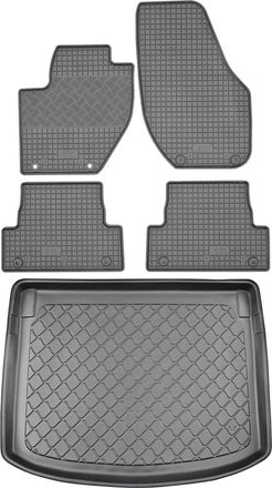 OEM Volvo V40 Ii / V40 Cross Country Hatchback / Suv (5 Puertas) Desde 07.2012 Hasta 11.2012. Juego: Alfombrillas De Goma Para Coche + Alfombrilla Para Ma
