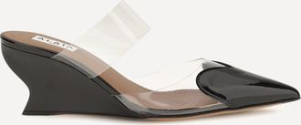 Alaia Mules Le Coeur in pelle verniciata Woman 40