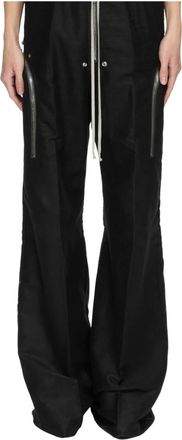 Rick Owens Heizer Belas Trousers - male - Rick Owens - Wide Trousers - Black - W46 - Trousers
