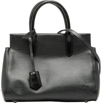 Louis Vuitton Pre-owned Handbags, female, Black, Size: ONE SIZE Pre-owned Leather Handbag
