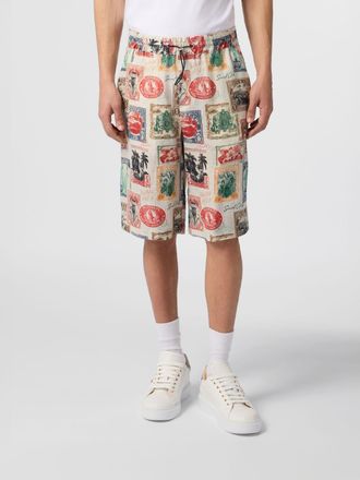 Billionaire Boys Club Pantaloncini in lino stampato