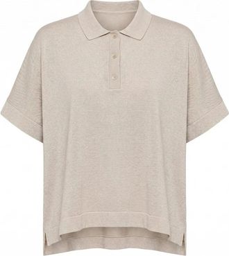 PESERICO Dames, Tops, Bruin, Maat: XL Katoen