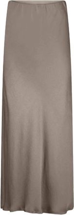 Summum Dames, Rokken, Beige, Maat: 2XL Zijde