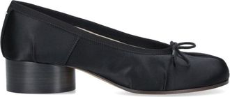 Maison Margiela Tabi Lace-Up Flats - Black