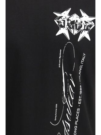 GCDS Archive History Print T-Shirt - Black