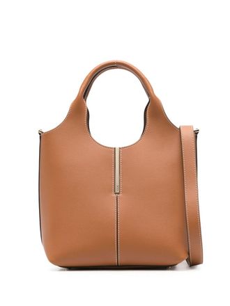 Tod's Kleine leren shopper - Bruin