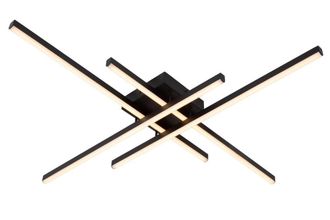 Netlighting Novak Flush ceiling light LED Dim. CCT 1x42W 2700K4000K Black