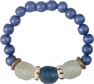 Twine & Twig Womens Single Stack Bracelet In Indigo