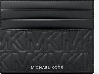Michael Kors Hudson Quilted Logo Card Case