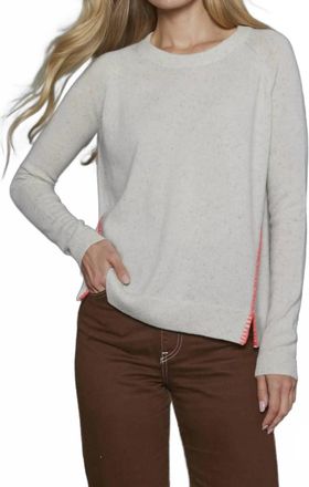 Lisa Todd Opening Act Long Sleeve Sweater In Snow