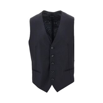 Tagliatore Super 110s wool tailored vest Man 46