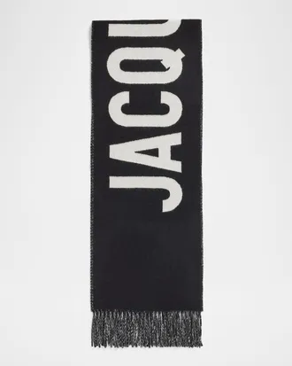 Jacquemus Jacquard Logo Wool Scarf