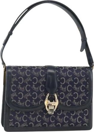 Celine Pre-owned Shoulder Bags, female, Blue, Size: ONE SIZE Pre-owned Vintage Shoulder Bag