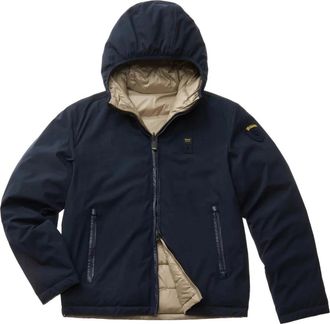 Blauer Lichtgewicht Jas - Heren - Zomerjassen - Blauw - S - Polyester - Jassen