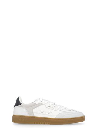 Axel Arigato White Leather Sneakers With Contrasting Suede Inserts