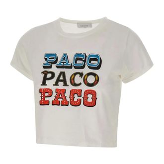 Paco Rabanne Paco T-shirt - female - Rabanne - T-Shirts - White - XS - Tops