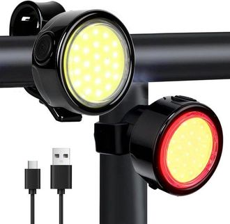 OEM Iluminaci&oacute;n Delantera Y Trasera Para Bicicleta - Luz Para Bicicleta - Luces Para Bicicleta - Juego De Iluminaci&oacute;n