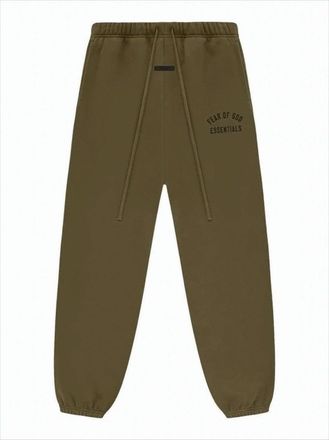 Fear of God Relaxed-Fit Brown Jogger Pants With Elastic Waistband