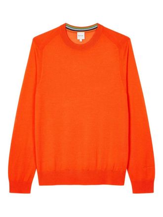 Paul Smith Orange Wool Sweater