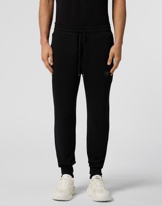 Plein Sport Fleece Joggers 3D Tiger Men in Black at Nordstrom, Size X-Small/small