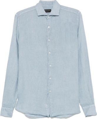 Dell'Oglio Camicia in lino - Blu