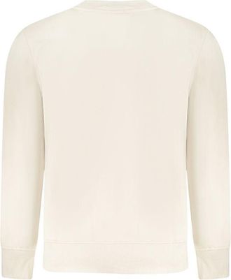 Calvin Klein Logo-Embroidered Cotton Sweatshirt - Beige