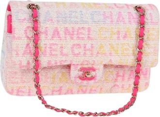 Chanel Pre-owned Canvas chanel-bags - Dames - Vintage Schoudertas - Roze - ONE Size - Vintage