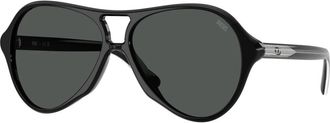 Diesel Dl 2013U Zonnebril - unisex - Zonnebrillen - Zwart - 57 MM - Accessoires