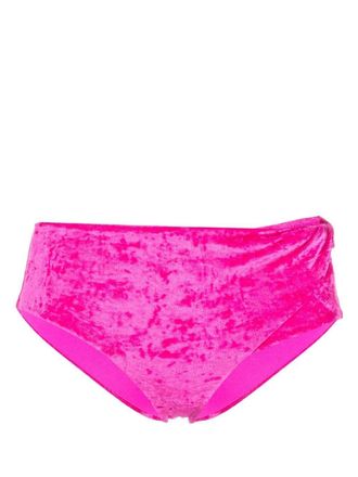 Versace Slip bikini con placca Medusa - Rosa