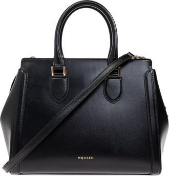 Alexander McQueen Borsa tote in pelle - Nero